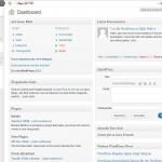 Screenshot Wordpress Dashboard Screenshot Wordpress Dashboard